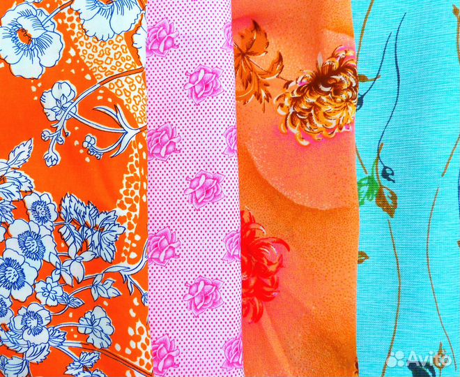 Ткани СССР: штапель, шерсть, саржа, сатин, ситец