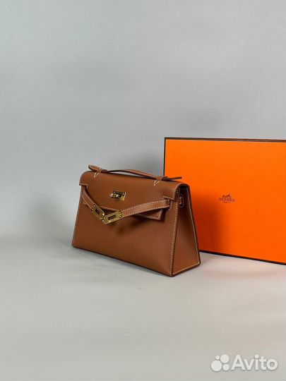 Сумка Hermes Kelly Pochette Gold