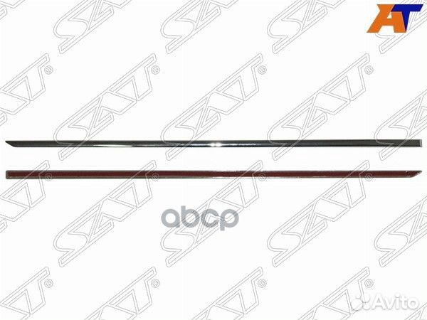 Молдинг двери mercedes E-class W212 09-13 LH хр