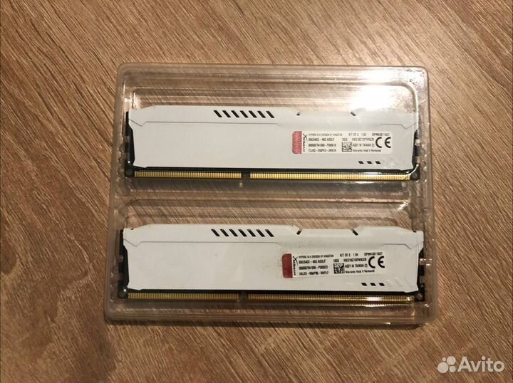 Оперативная память ddr4 2x4gb HyperX Kit of 2