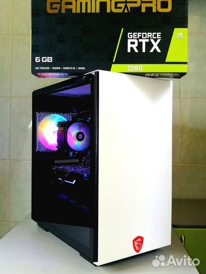 Игровой пк Rtx 2060 6G+Ryzen 7 2700/16gb/Ssd512