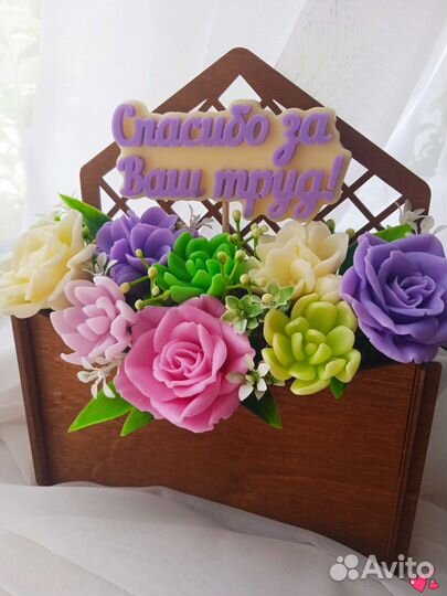 Сувенирное мыло, цветы, подарки