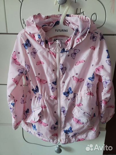 Ветровка для девочки 92