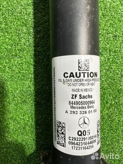 Амортизатор задний Mercedes-Benz Gle-Class C292