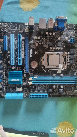Материнская плата с процессором 1156