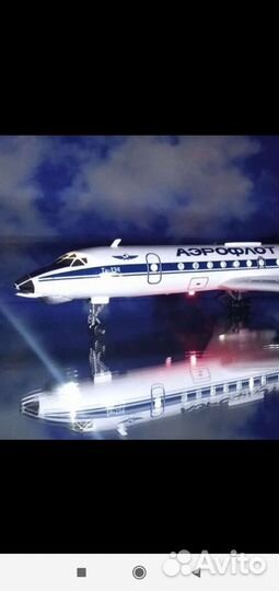 Модель самолета Ту-134.1/100