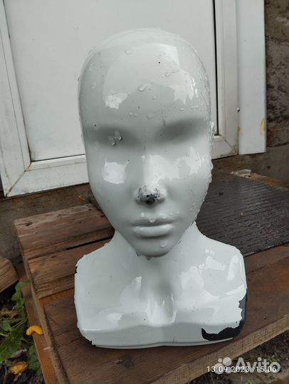 Манекен голова для шапок