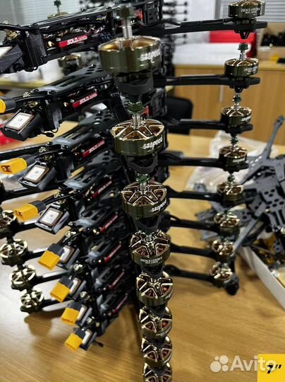 Дpон FPV рiranha 7 и 10 дюймoв