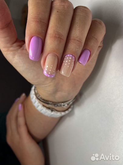 Маникюр с покрытием гель-лаком