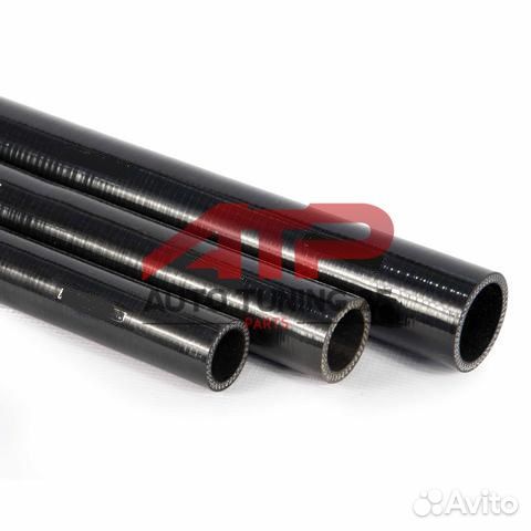 Шланг силиконовый - 16мм (1м) Черный