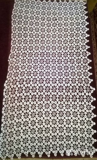 Вязанные старинные скатерти и рушники СССР