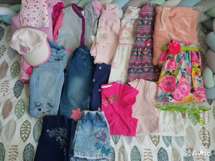 Пакет вещей для девочки, размер 92-98