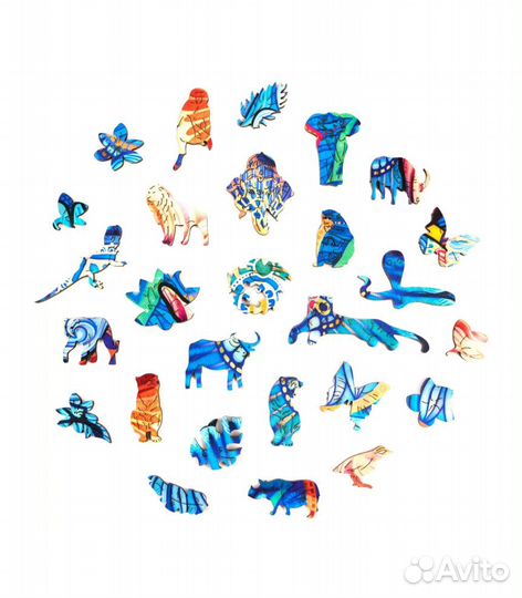 Фигурный пазл Unidragon, Вечный Слон, размер King