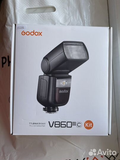 Вспышка камеры Godox v860 iiic Kit