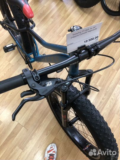 Велосипед фэтбайк 26 колеса TT 065 черно-синий
