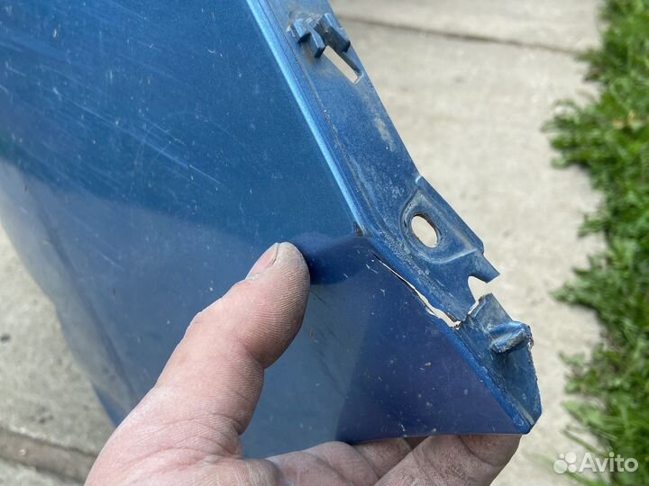 Передний бампер шкода рапит