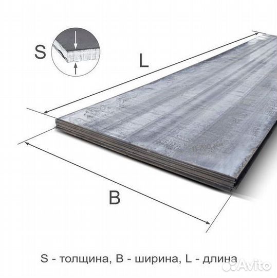 Лист горячекатаный, 5 мм