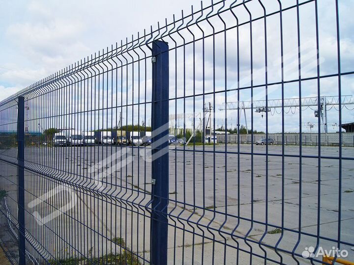 Столб для забора, 3D сетки 60х60х1,5мм, L3м