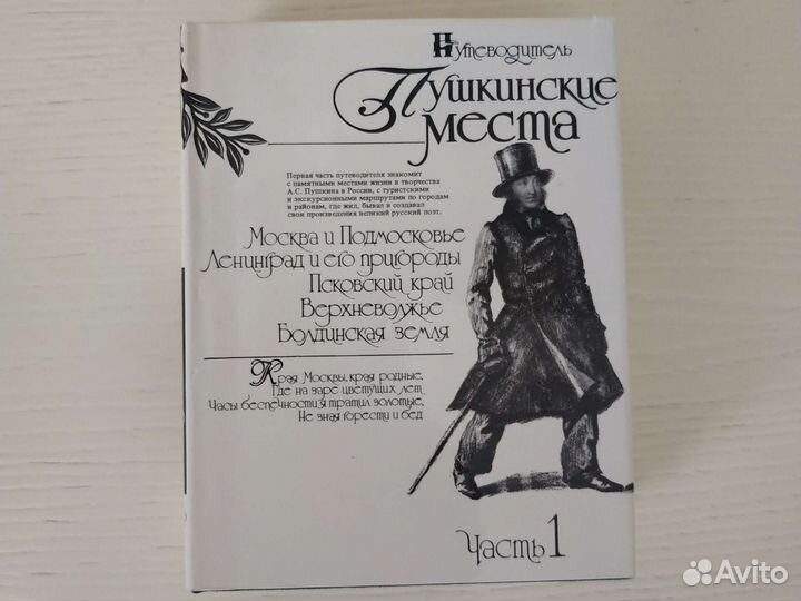 Книга Пушкинские места 2 тома