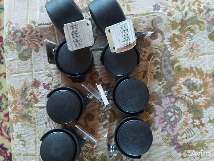 Колёсики для мебели (опора на площадке усиленная)