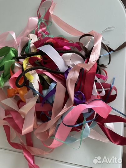 Ленты атласные от цветов