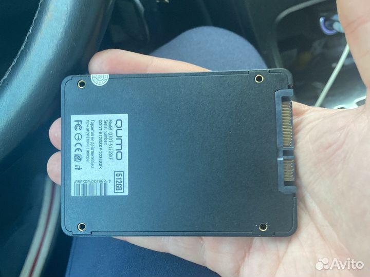 Ssd диск qumo 512gb 6gb/s SATA 3