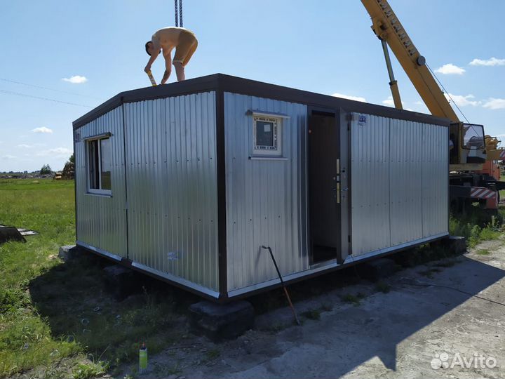 Модульный офис из двух бытовок