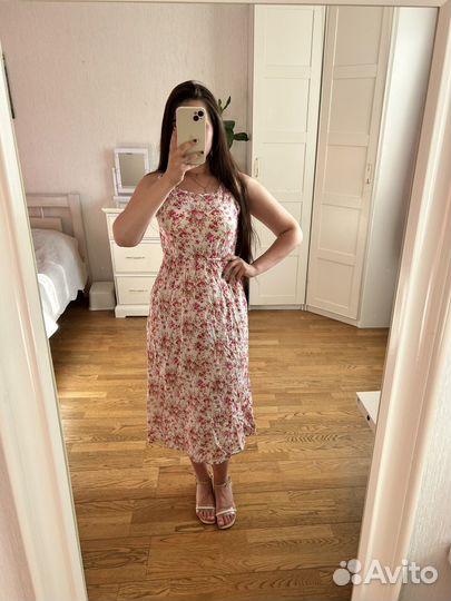 Летнее миди платье