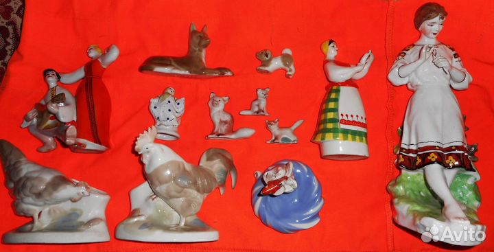 Фарфоровые фигурки статуэтки СССР