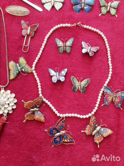 Брошь и колье