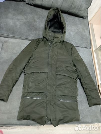 Рубашки, куртка зимняя, пальто