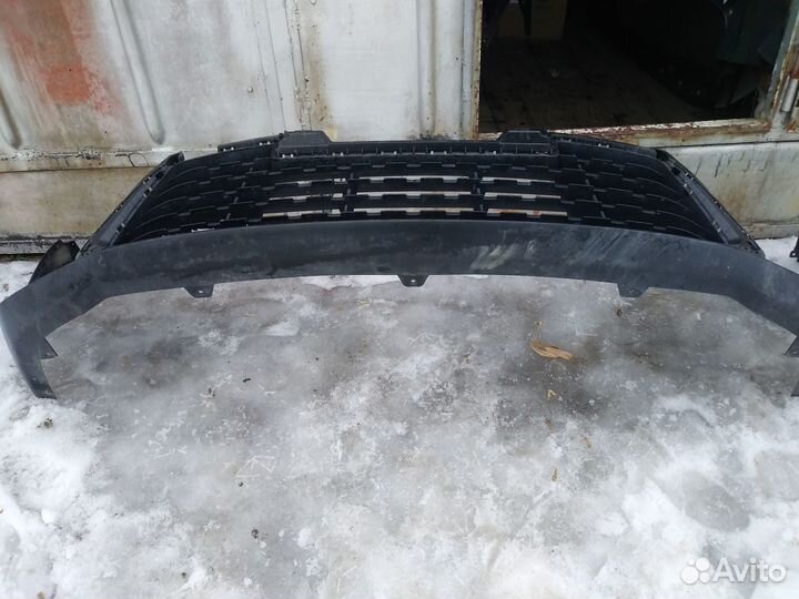 Юбка переднего бампера Kia Rio X