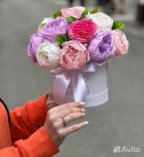 Мыльные розы букеты