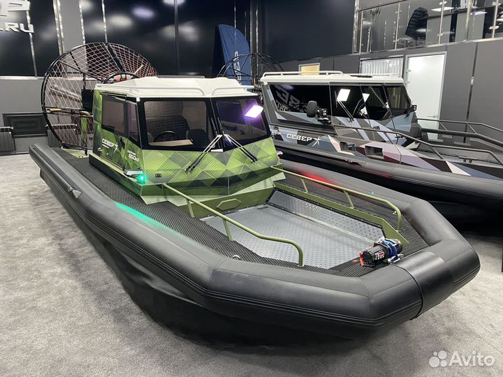 Аэролодка Север Охотник 650К2 Рестайлинг в наличии