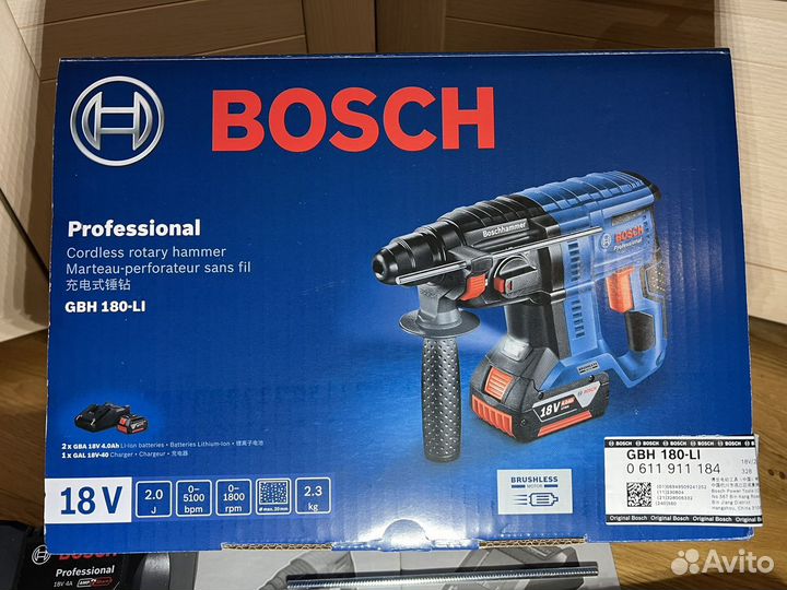 Перфоратор Bosch GBH 180li