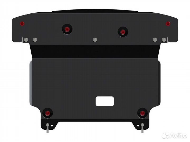 Защита картера и кпп для Hyundai Santa Fe