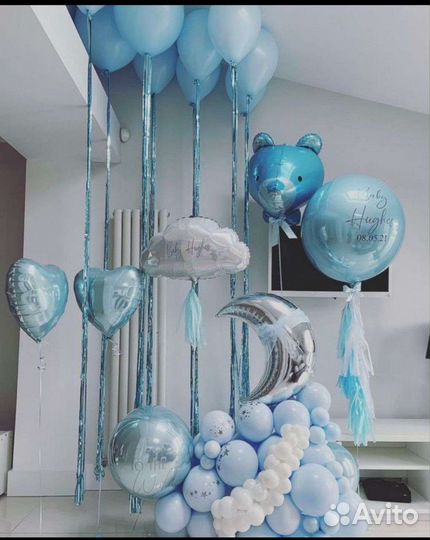 Шарики на выписку из род дома