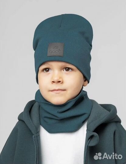 Комплект шапка и снуж двуслойные Bodo