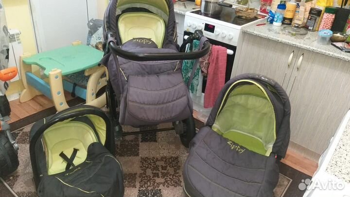 Коляска 3 в 1 zippi