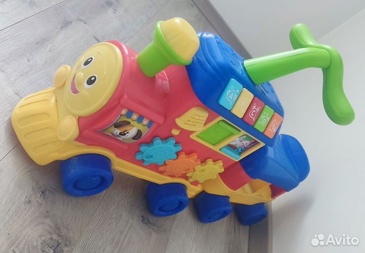 Музыкальный поезд каталка Baby go