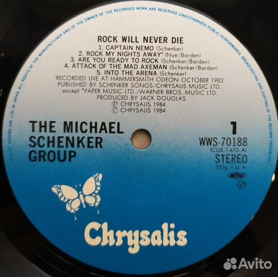 LP-The Michael Schenker Group -Rock Will Never Die