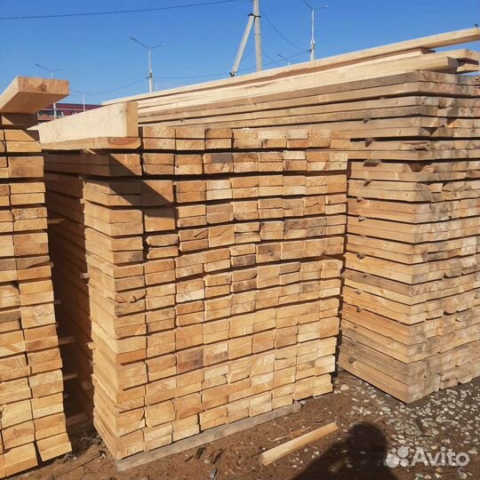 Доска обрезная сосна