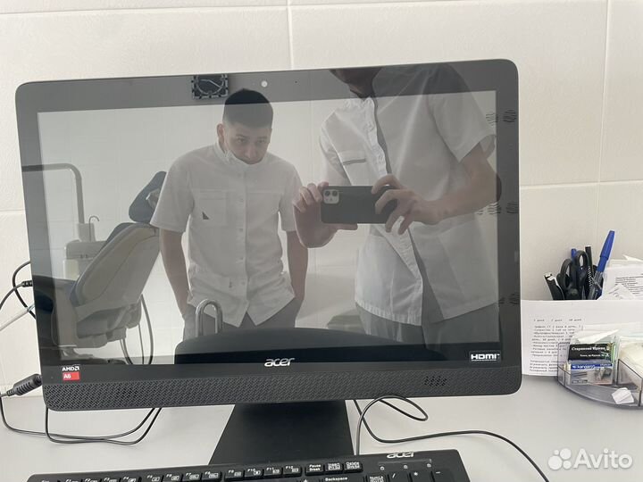 Моноблок Acer aspire c20-220