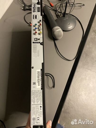 Dvd плеер с караоке lg и два микрафона