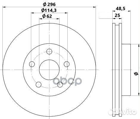 Диск торм. для а/м Geely Coolray (20) перед