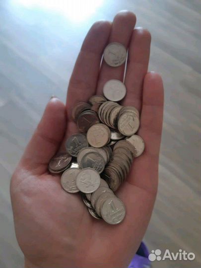 Монета 1 копейка 2002 г