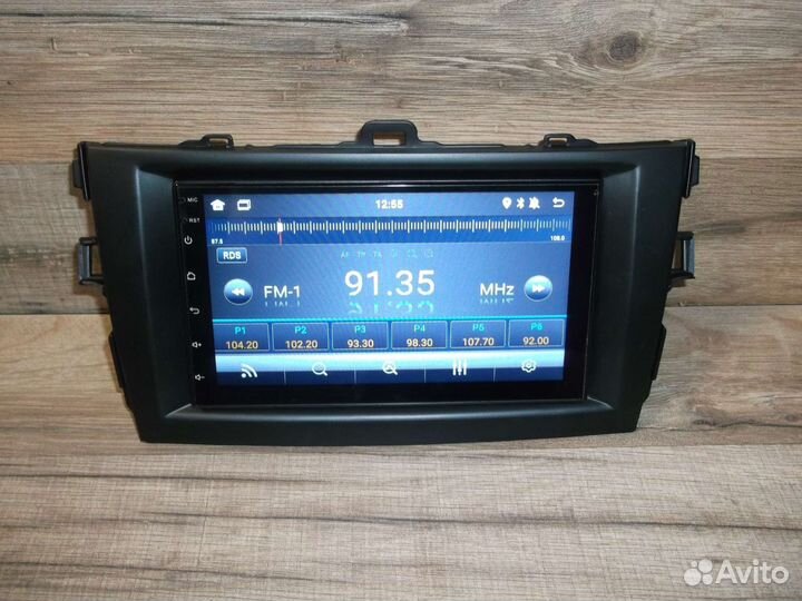 Магнитола Toyota Corolla E150 Android GPS WiFi