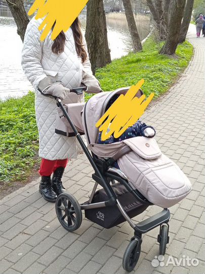 Коляска для новорожденных 2в1