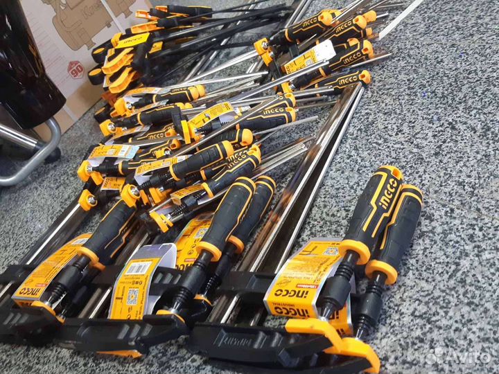 Струбцина ingco в ассортименте