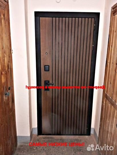 Тёплая дверь входная с зеркалом с бесплатной устан